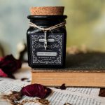 Blood & Ink Literary Candle with Charm - Dark Cherry