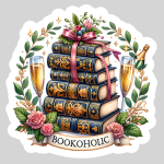 Bookaholic 3" Waterproof Sticker
